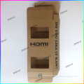 kraft paper box packaging with pvc window